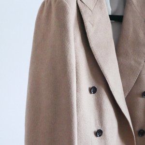 Pure Camel Double Breasted Jacket